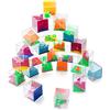 Comius Sharp - Set di 24 mini rompicapo a forma di cubo per bambini, per bambini e adulti