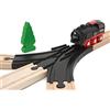 Locorico - Affilatura rimovibile per treno in legno compatibile Brio (3 vie)
