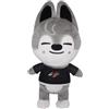 FiveMileBro Skzoo - Peluche ufficiale Stray Kids, 20 cm, motivo: anime dei cartoni animati, simpatico pezzo da collezione per i fan (lupo)
