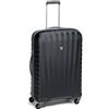 RONCATO - Zip 4 W - 5082 - Trolley medio con 4 ruote - Dimensione: 71 x 44 x 25 - Colore: Grigio/Nero, 0201 Grigio/Nero