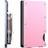 HIESGIE compatibile con MagSafe - Portafoglio compatibile con iPhone 16/15/14/13/12, Colore: rosa