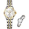 Raitown Orologio donna in acciaio inossidabile con quadrante piccolo