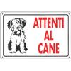 Dakota Cartello attenti al cane 20 x 30 cm