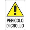 Dakota Cartello pericolo di crollo 50 x 70 cm