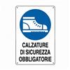 Dakota Cartello obbligo uso scarpe antinfortunistiche 50 x70 cm