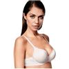 LORMAR 1 Pezzo Reggiseno Balconcino con Ferretto 1943 Plunge Scollatura Profonda Coppa C. Bianco 5C