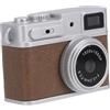 Topiky Videoregistratore Portatile Portachiavi Fotocamera Digitale 1080P FHD Piccola Videocamera Foto da 3 MP per Viaggi o Escursioni ABS PUB (BROWN)