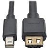 Tripp Lite Mini DisplayPort 1.2a a HDMI 2.0 attivo cavo adattatore con presa HDMI 4K HDCP 2.2, 10' (P586-010-HD-V2A)