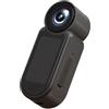 VIRELLO Mini action cam da 2,7 K con schermo da 1,44 pollici e supporto magnetico, batteria da 500 mAh, registrazione con un pulsante, USB-C, per sport all'aria aperta, escursionismo, equitazione