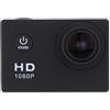 BJdfgE Videocamera for registrazione subacquea impermeabile HD 1080P for azioni sportive Videoregistratore for esercizi estremi Full Cam(Black)