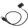 WUZIA Modulo fotocamera USB da 3 MP, scheda webcam OV3660 con obiettivo grandangolare da 64° con messa a fuoco manuale da 3,5 mm, USB 2.0 con cavo per Raspberry Pi/PC