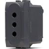 MAPAM Presa 10A ART NERO ART-F819-NE