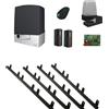 CAME BXV - KIT Automazione scorrevole BXV PLUS 600Kg 24V + 4 CREMAGLIERE - 8K01MS-057