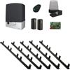 CAME BXV - KIT Automazione scorrevole BXV PLUS 600Kg 24V + 5 CREMAGLIERE - 8K01MS-057