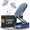 powerland Supporto Cellulare Auto Magnetico【Porta Telefono Magnetico Pieghevole】 Universale 360° con base pieghevole Porta Cellulare Auto Magnetico Compatibile con iPhone Tutti gli Smartphone
