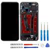 SWARK LCD Display Compatibile con Huawei Honor 8X (Nero with Frame) Touchscreen Bildschirm Digitizer Assembly Glas + Strumenti