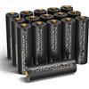 POWEROWL - Batterie Ricaricabili AA, Pro Batterie AA ad alta capacità 2800 mAh, 1,2V NiMH Pile Ricaricabili AA Pre-caricate, Confezione da 16