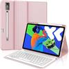 FOGARI Custodia con Tastiera per Lenovo Idea Tab Pro 12.7 2025, Cover Tastiera Rimovibile Bluetooth Wireless per Tablet Lenovo Idea Tab Pro 12.7 Pollici TB373FU, QWERTY Italiano Layout, Rosa