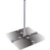 DUR-Line Herkules, supporto a X per piastrelle, zincato a fuoco, molto stabile, montaggio semplicissimo, supporto per tetti piatti, balconi, pavimentazioni, terrazze, antenne satellitari.