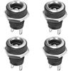 Comforty 4 prese DC a 2 pin, 5,5 x 2,1 mm, connettore femmina DC Power Jack