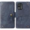 HsinchuTien TPU Blu Flip con Silicone Chiusura Magnetica in Pelle Portafoglio Caso Custodia Case Cover Pouch per Xgody Android Phone X32 2025 5.5 inch