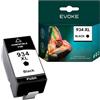 EVOKE 934 XL Inchiostro compatibile con HP Officejet 6230 6820 6830 6835 Nero (nero) 2150 pagine 55 ml