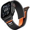 YuiYuKa Cinturino in nylon per Apple Watch Ultra/3/2 38mm 40mm 41mm 42mm 44mm 45mm 46mm 49mm Uomo,Cinturino Trail Loop per Apple Watch 11 iWatch 10 9 8 7 6 5 4 3 SE/2/3