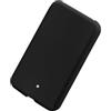 kwmobile Custodia Compatibile con Apple Air MagSafe - Cover Caricatore Portatile - Protezione Batteria Esterna in Silicone Aniturto - nero