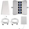 KKBSTR Amplificatore Segnale Cellulare Ripetitore Segnale Cellulare, 5 bande 800/900/1800/2100/2600MHz, Migliorare il Vostro 2G/3G/4G/5G