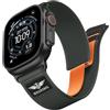 YuiYuKa Cinturino in nylon per Apple Watch Ultra/3/2 38mm 40mm 41mm 42mm 44mm 45mm 46mm 49mm Uomo,Cinturino Trail Loop per Apple Watch 11 iWatch 10 9 8 7 6 5 4 3 SE/2/3