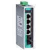MOXA Switch Ethernet non gestito EDS-205A-M-ST 4 porte 10/100BaseTX 1 connettore ST porta multimodale 100BaseFX, temperatura di funzionamento da -10 a 60C.
