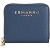 ERMANNO FIRENZE Small Zip Wallet EBA SS26 Petrol