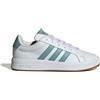 adidas Scarpe Sneakers Bambini Ragazzi Donna Adidas Grand Court 3.0 J Bianco Verde