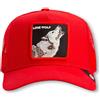 Goorin Bros Cappello Berretto Rosso LONE WOLF TRUCKER Lifestyle