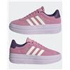 adidas Scarpe Sneakers Ragazze Donne Adidas VL Court Bold Junior Platform Rosa