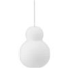 Normann Copenhagen - Paralume Puff - Bianco - Carta di riso - Designer Saskia Huebner
