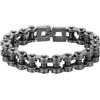 PVUVTNAHW Locomotiva da Uomo Punk Rock Bracciale a Catena for Bicicletta Braccialetti Moda Braccialetti for Moto in Acciaio Inossidabile Pulseira Maschile(23cm)