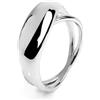 NADIR Anello Donna Marlù 33AN0047-12 doppia fascia Acciaio Silver