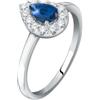 BLUESPIRIT Aurora Anello Donna in Argento 925%, zirconi - P.25M4030006