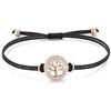 Jrêveinfini Albero della Vita Bracciale Donna Oro Rosa Argento 925, Braccialetto Bracciale Portafortuna Donna Bambina Ragazza, Bracciale Mamma Corda, Regalo Natale Compleanno Donna Bambina