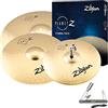 Earth&ME Avedis Zildjian Company ZP4PK Hats/Crash/Ride Planet Z Complete Pk (14H, 16C, 20R) - Set piatti con ZKEY