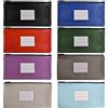 Ehuihuan 8 Pcs Porta Documenti A5, Borsa Banconote Portatile Impermeabile, Borse di File A5 con Cerniera a Finestra, Sacchetti Cartella Busta, Pochette in Pelle per Uomo Donna Fatture Affari Soldi (Set A)