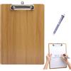 KQDRAVINE Portablocchi A4 con penna a sfera a 6 colori, portamoduli A4, set di clipboard, sottomano con clip metallica per ufficio, scuola, schizzi, viaggi, liste delle commissioni quotidiane