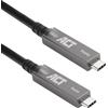 ACT AK4335 cavo USB 3.2 Gen 2 (3.1 2) 15 m C 10 Gbit/s 40 W Nero