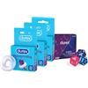 Durex Pleasure Ring, Anello Stimolante per lui, per Prolungare il piacere, 3 pezzi + dadi dell'amore Durex 2024