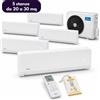 Midea Xtreme Pro Green Penta Split 12,31 kW per 5 stanze da 20 a 30 mq