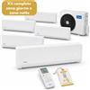 Midea Xtreme Pro Green Penta Split 12,31 kW per camere grandi e studi
