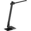 ALCO-Albert 904-11 - Lampada da scrivania a LED con funzione di ricarica, nera, 3 livelli di luminosità, ricarica USB e induttiva, lampada da tavolo dimmerabile