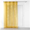 Douceur d'Intérieur, Tenda con occhielli (140 x 240 cm) Lineor giallo/oro, con stampa metallizzata