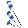 Maximex Set di 3 spolverini blu per eliminare la polvere in modo efficiente, 3 misure diverse, lunghezza 26 cm, lunghezza 56 cm, media 96-110 cm